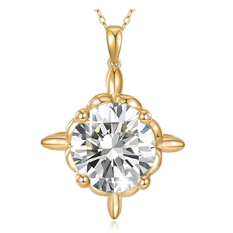 14K Gold Birthstone Pendant Necklaces
