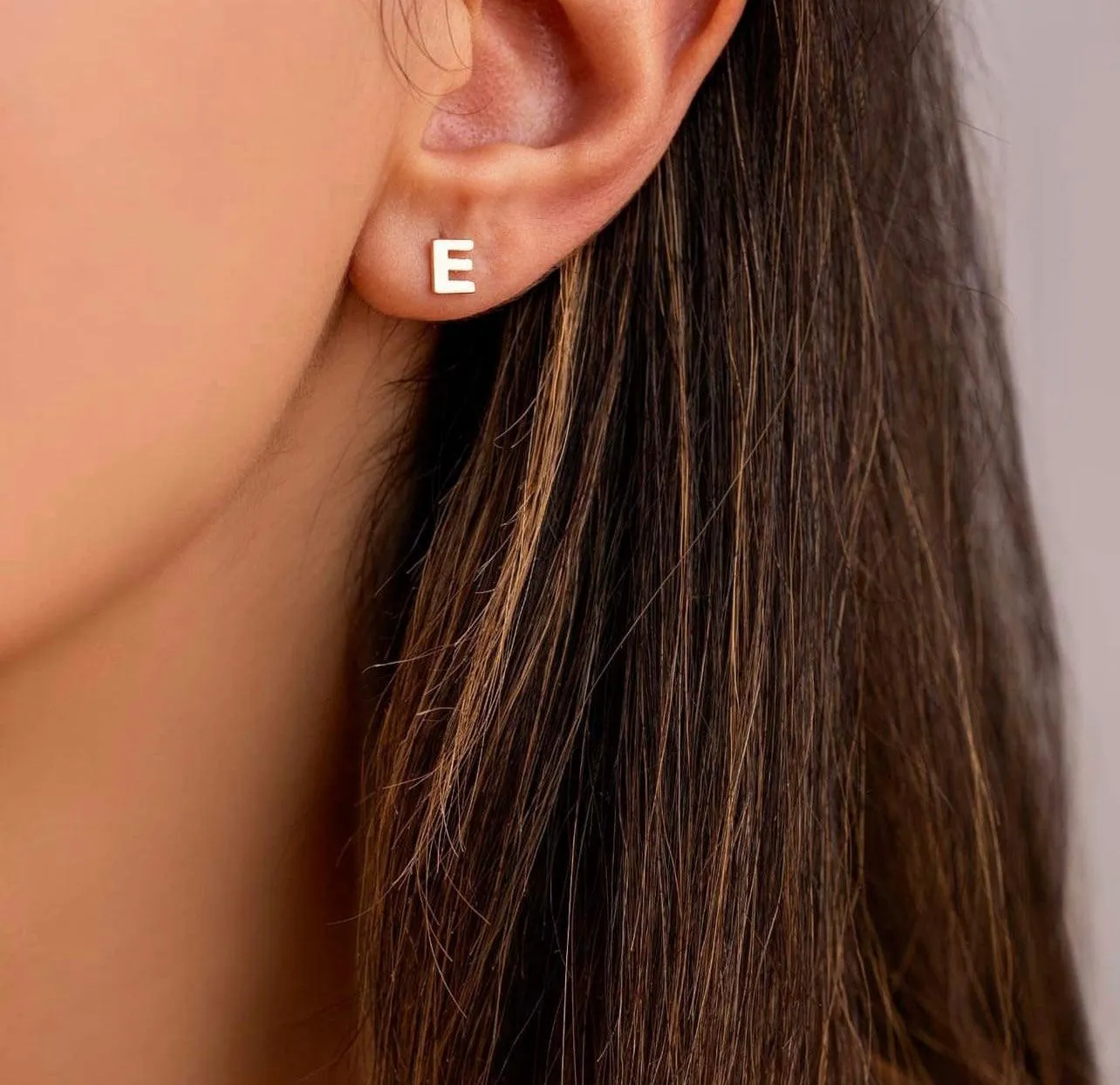 18 K Gold Earring