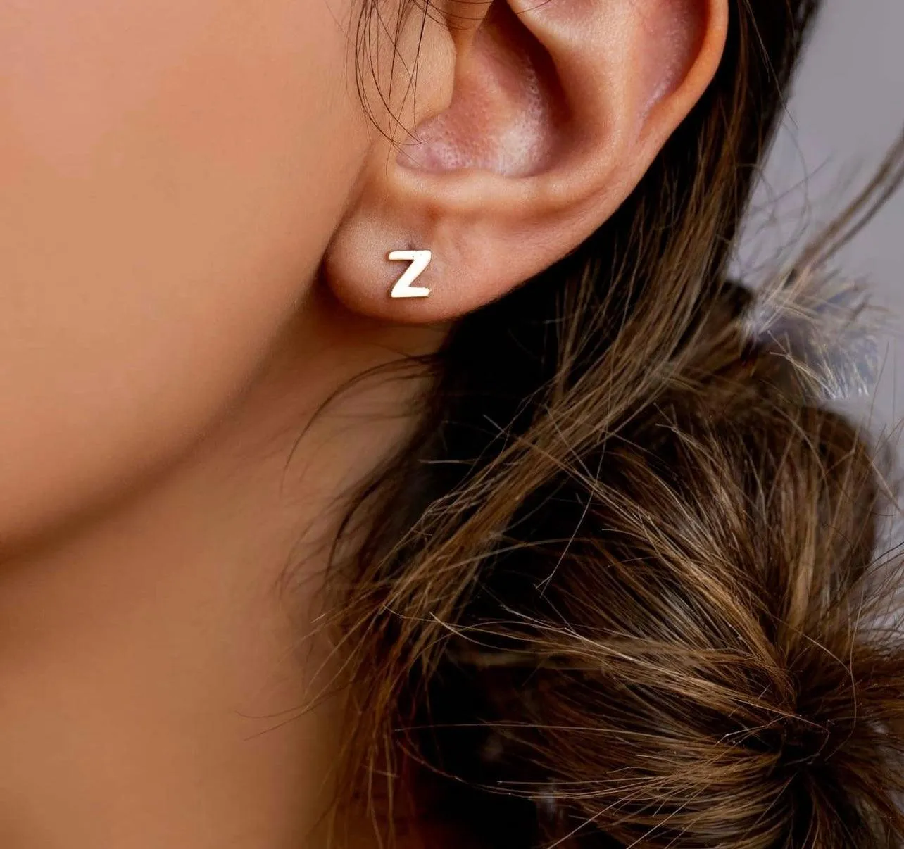 18 K Gold Earring