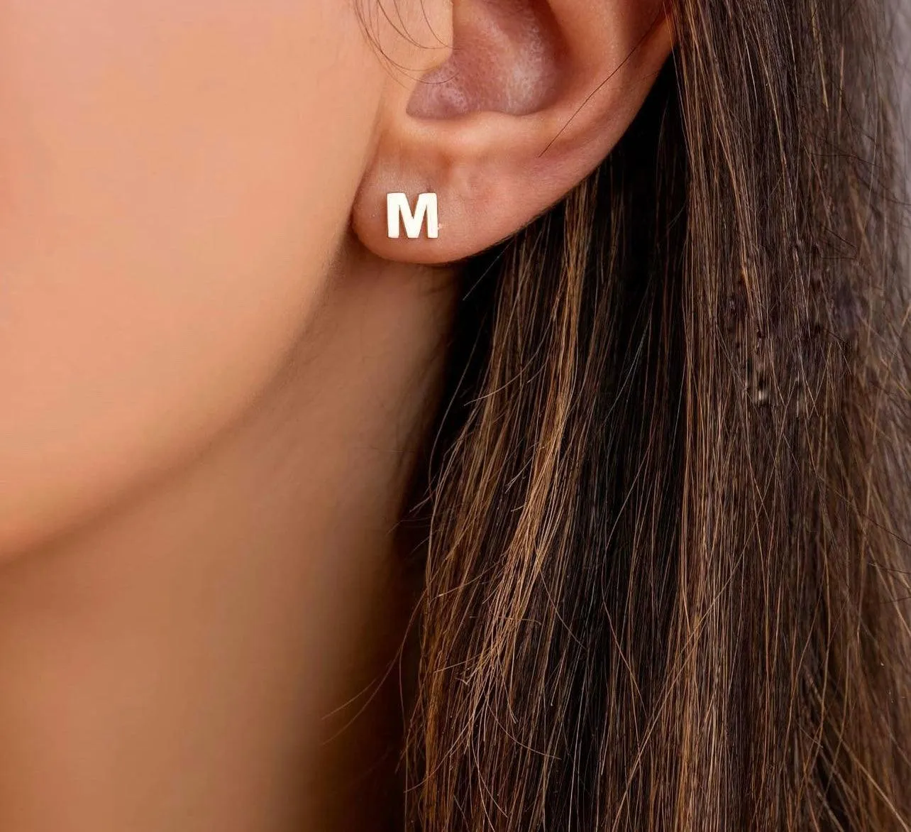 18 K Gold Earring