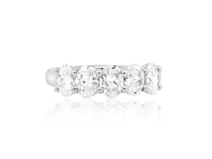1.88cts F/G VS2/SI1 Lab Oval Diamond Band