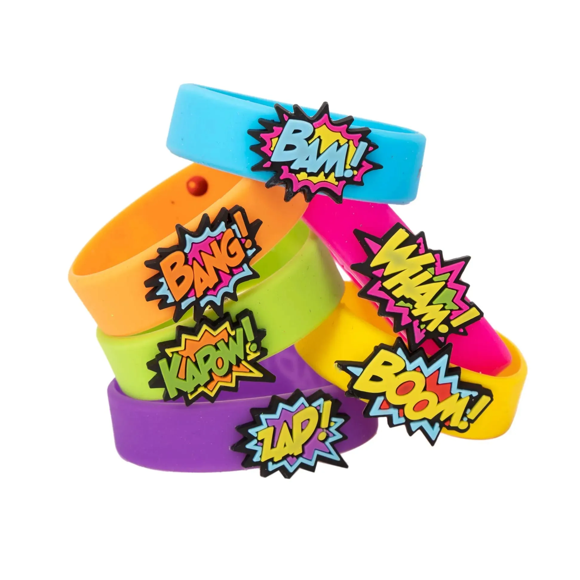 24Pcs Rubber Bracelets Prefilled Easter Eggs