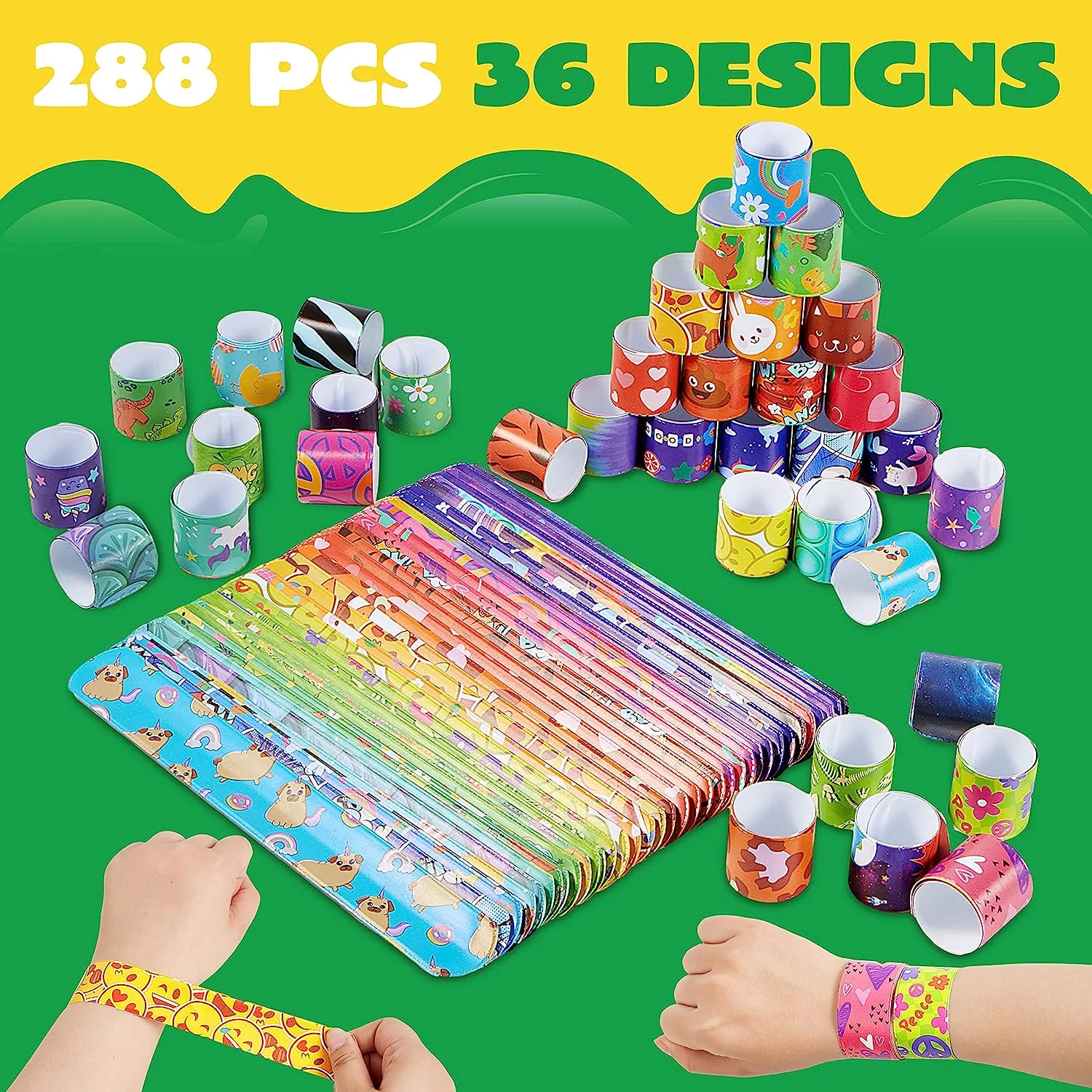 288 Slap Bracelets