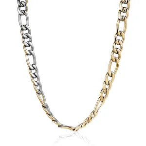 4.5mm Stainless Steel Reversible Figaro Chain | Italgem Steel