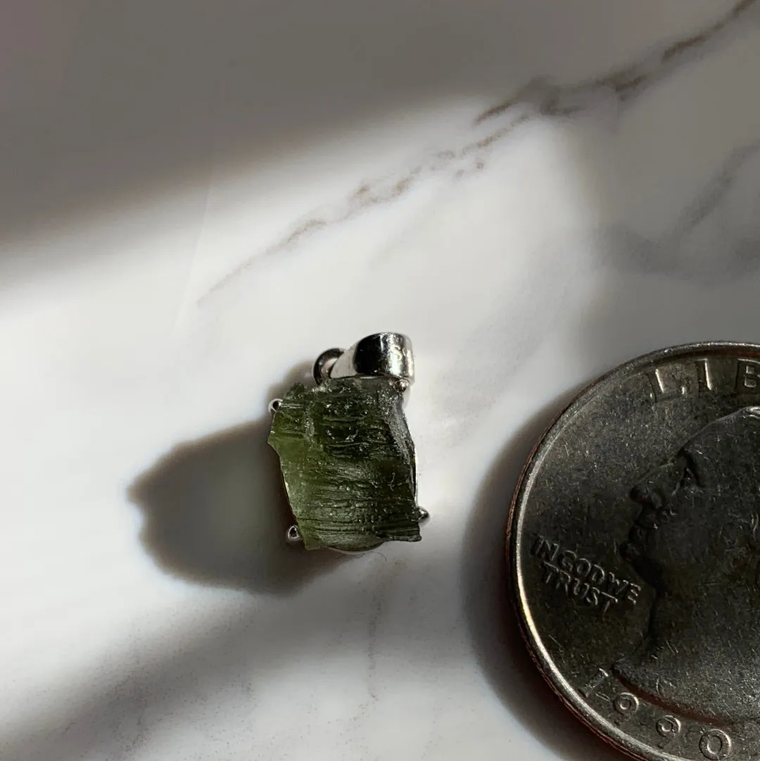 5 Amazing Moldavite Pendants to choose from!