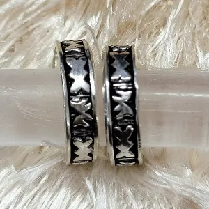 925 Silver Adjustable Toe Rings Pair (Design 69)