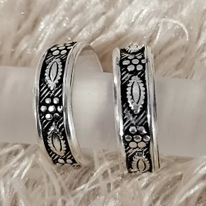 925 Silver Adjustable Toe Rings Pair (Design 83)