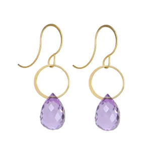 Amethyst Drop Earrings