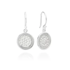 Anna Beck Sterling Silver Classic Circle Drop Earrings