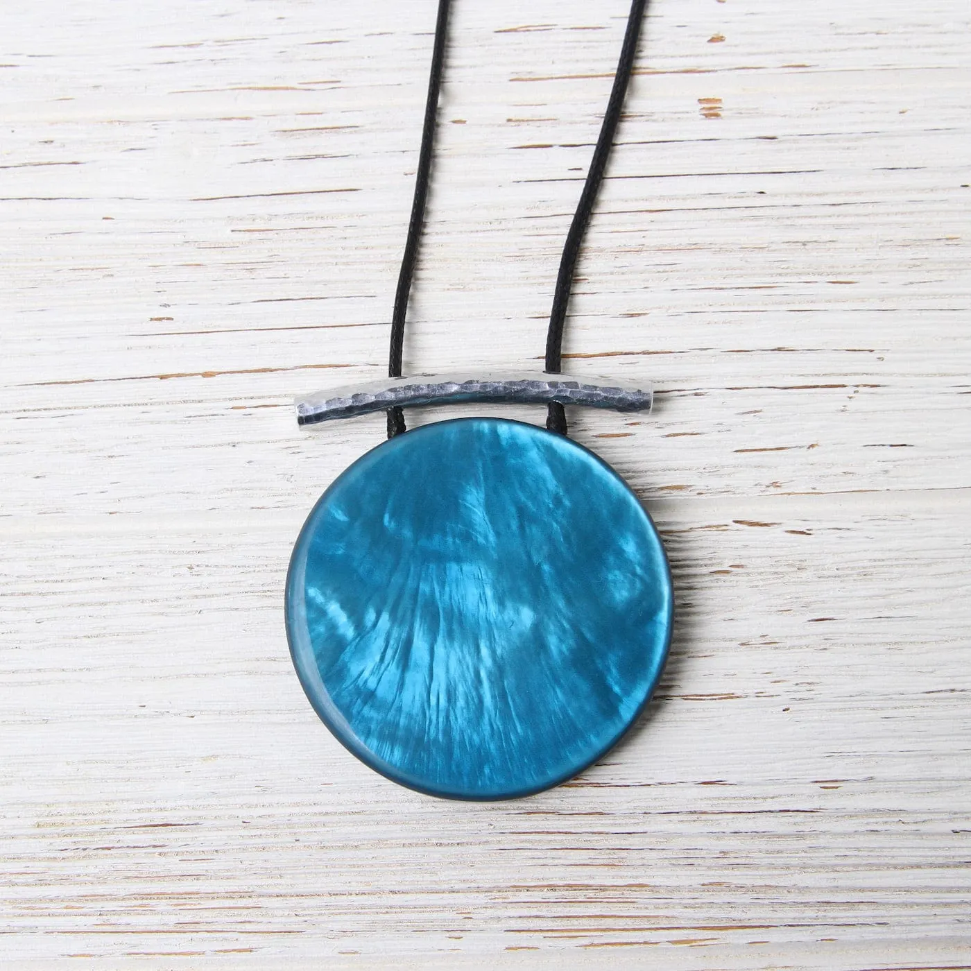 Aquarius Sliding Resin Necklace