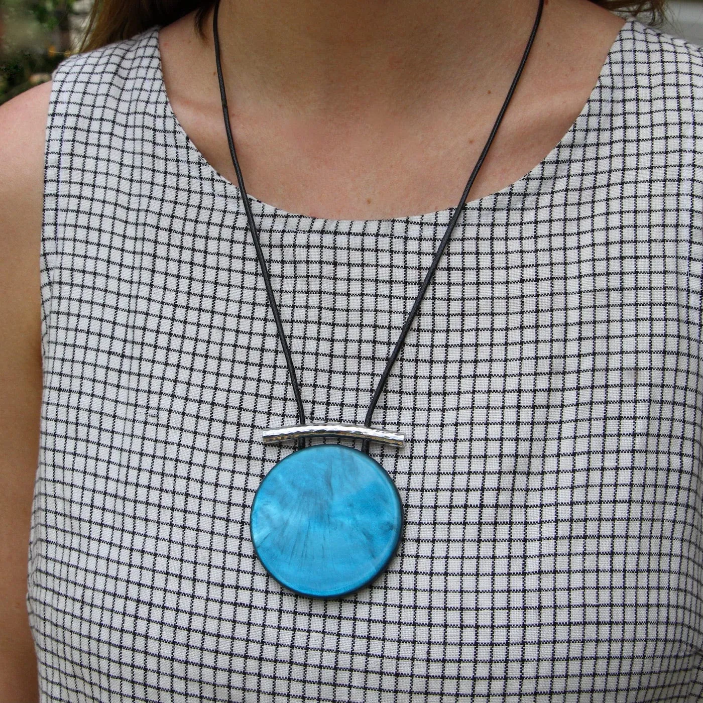 Aquarius Sliding Resin Necklace