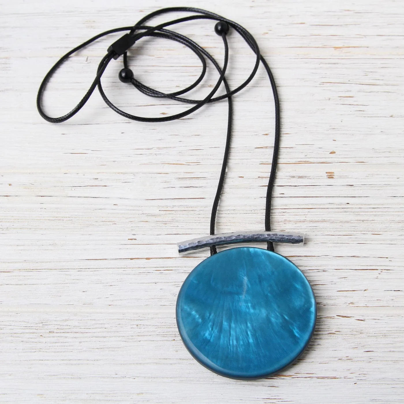 Aquarius Sliding Resin Necklace