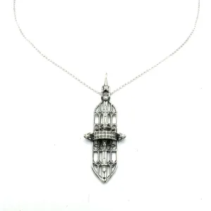 As Above So Below 2.0 Pendant in Sterling Silver