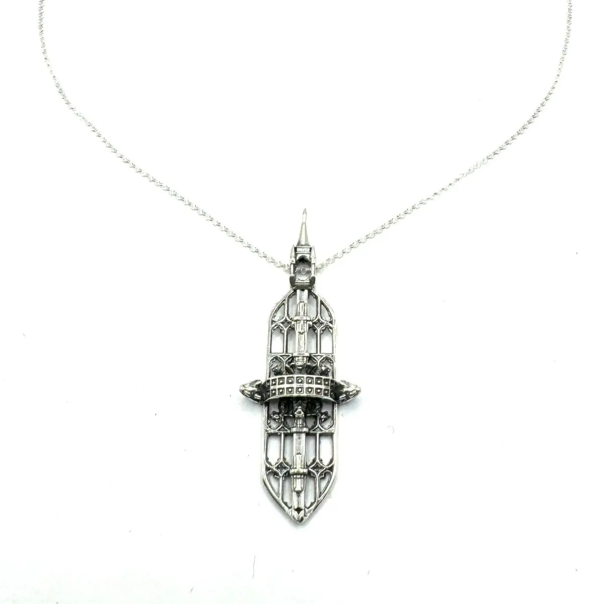 As Above So Below 2.0 Pendant in Sterling Silver