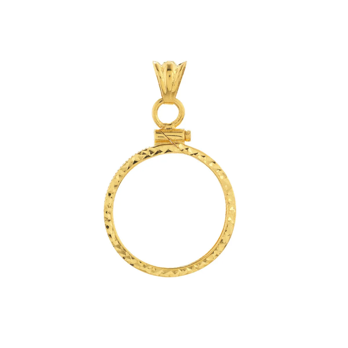 Australian Kangaroo 1/4 Oz Diamond Cut Bezel