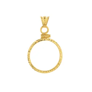 Australian Kangaroo 1/4 Oz Diamond Cut Bezel