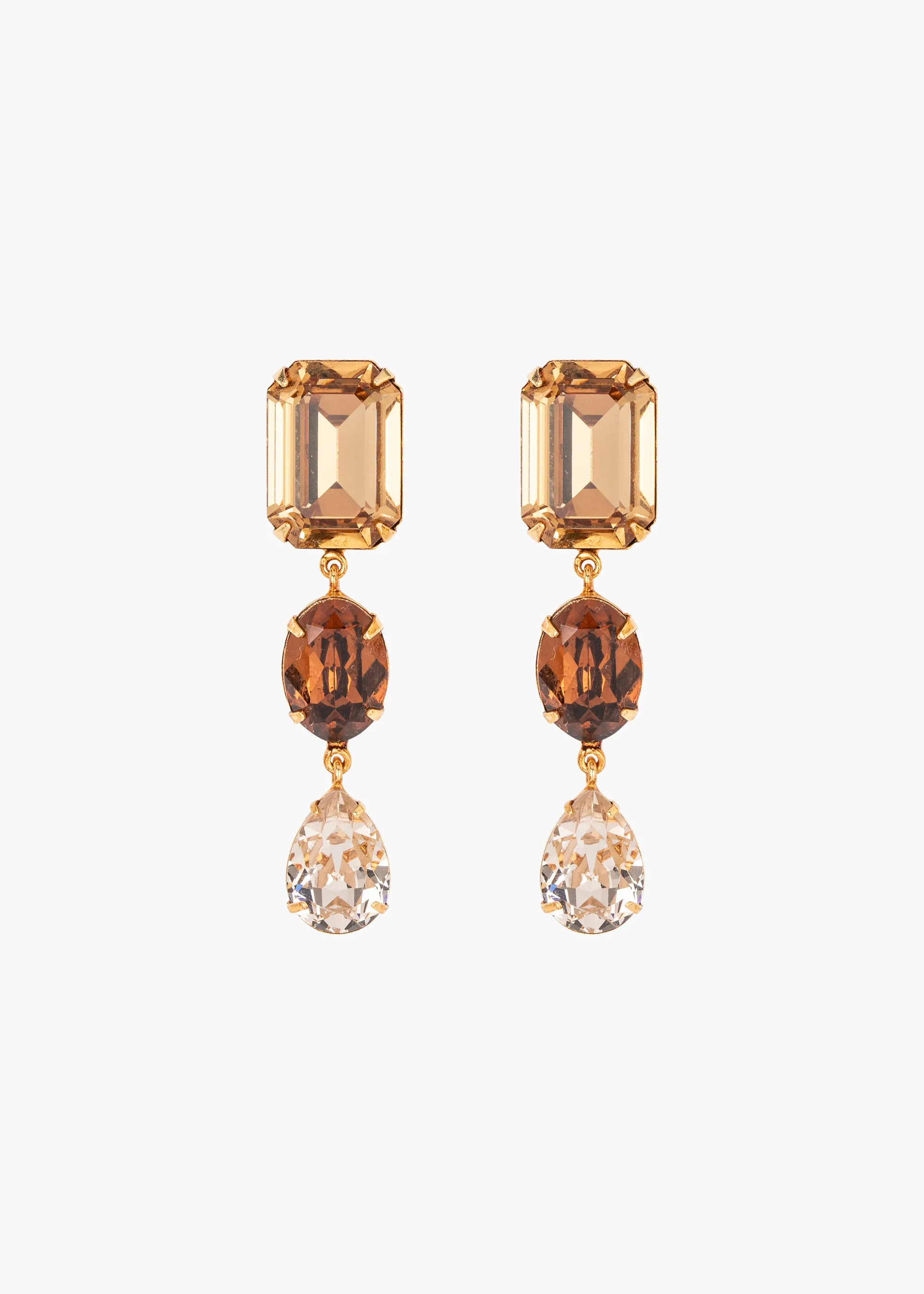 Aviva Earrings -- Golden