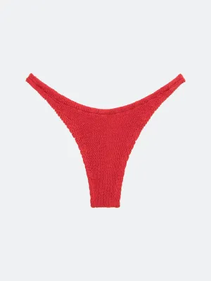 BALBOA CHEEKY BIKINI BOTTOM - RUBY