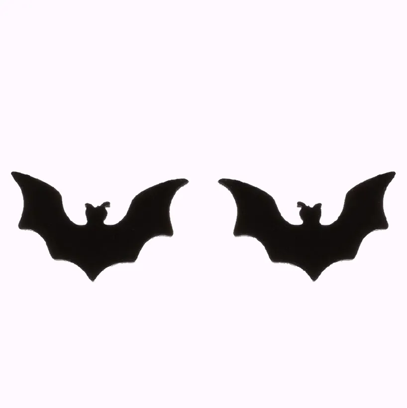 Bat Stainless Steel Stud Earrings