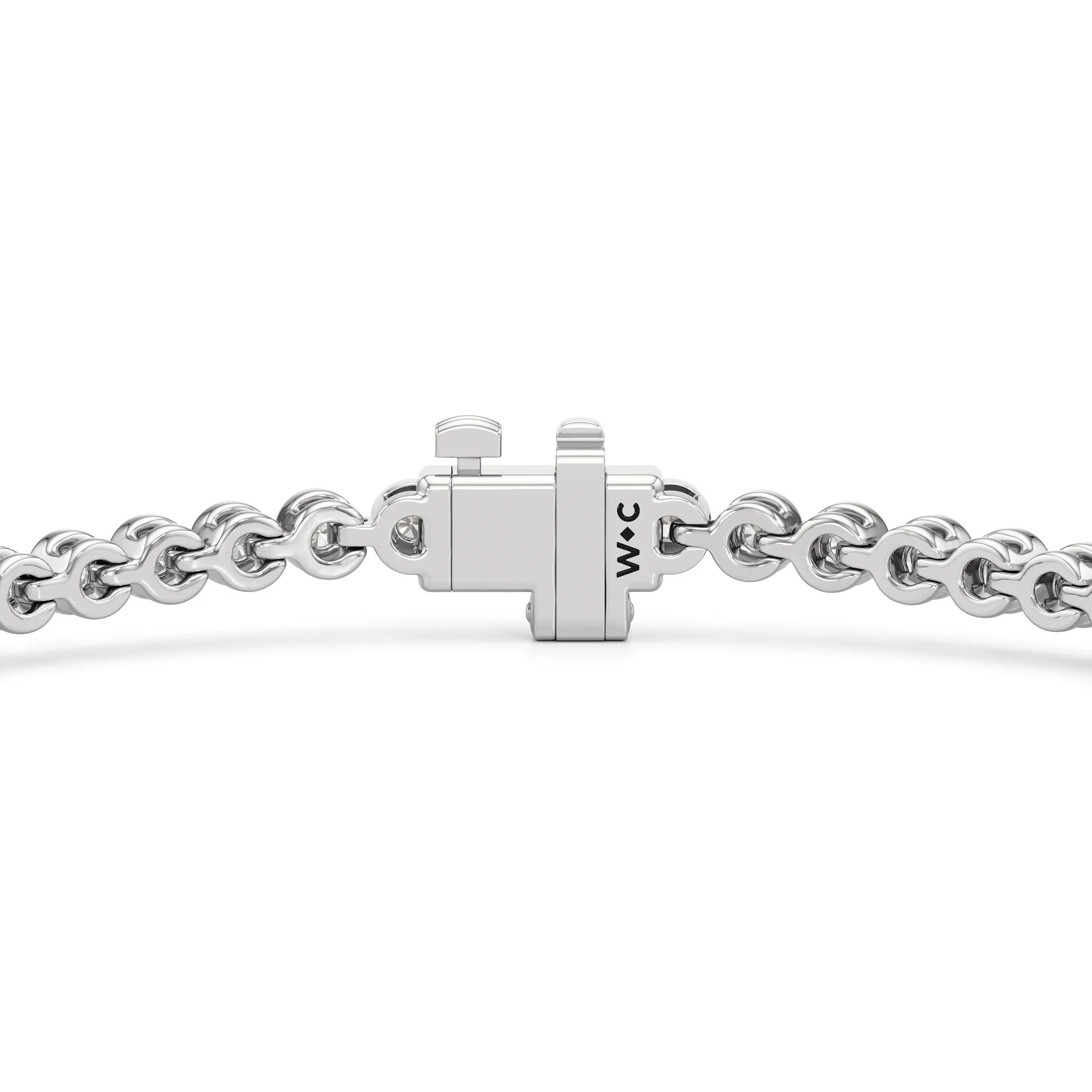 Bezel Set Round Lab Diamond Tennis Bracelet
