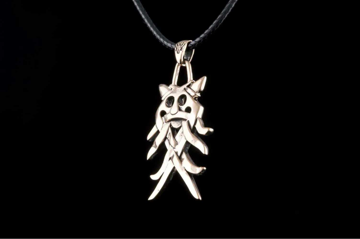 Big Aarhus Denmark Pendant Bronze Unique Jewelry