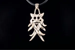 Big Aarhus Denmark Pendant Bronze Unique Jewelry