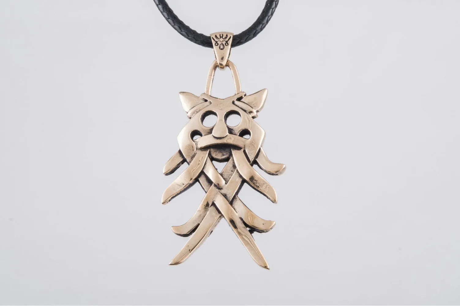 Big Aarhus Denmark Pendant Bronze Unique Jewelry