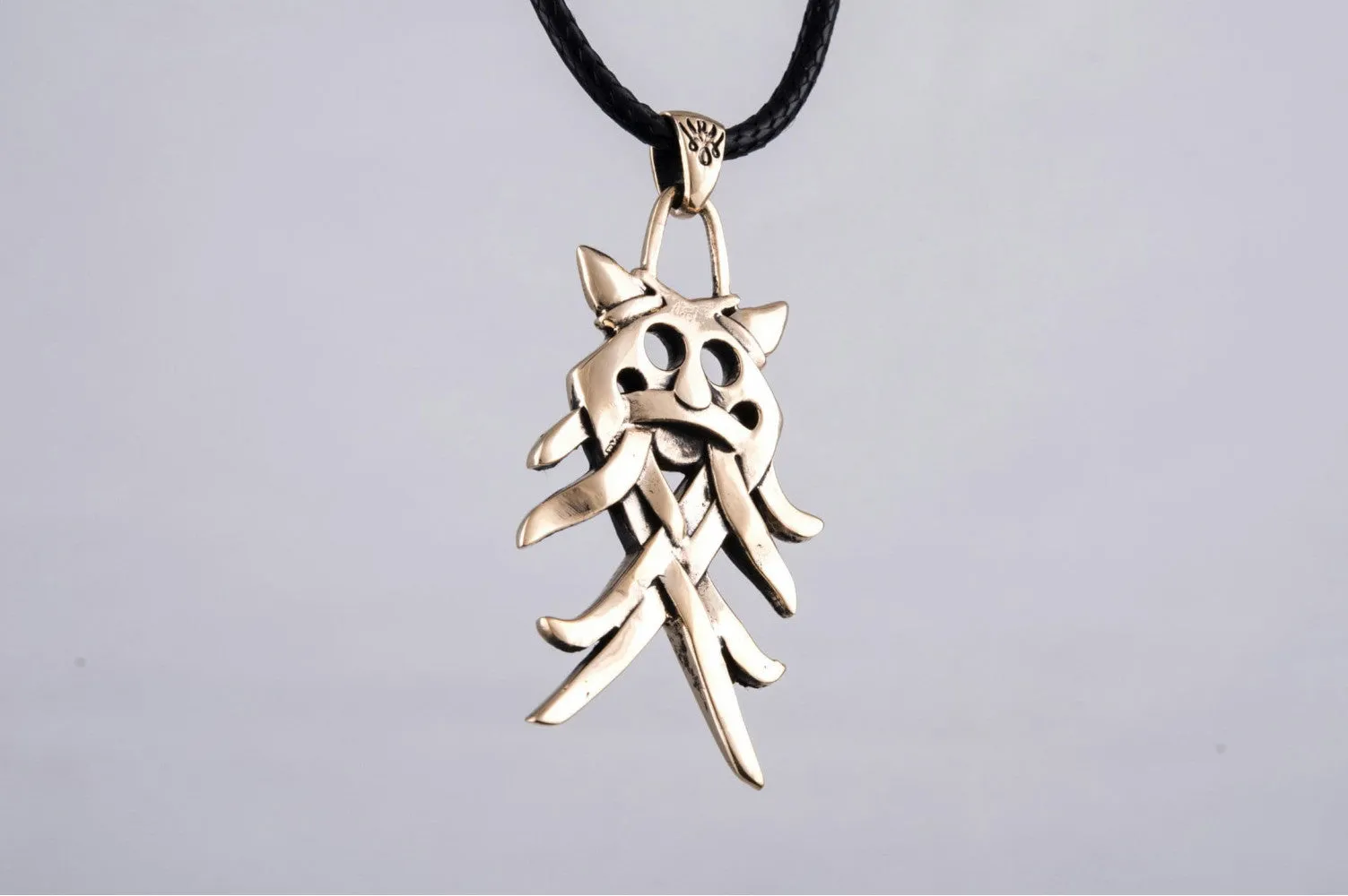 Big Aarhus Denmark Pendant Bronze Unique Jewelry