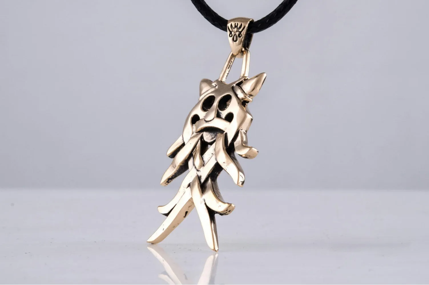 Big Aarhus Denmark Pendant Bronze Unique Jewelry