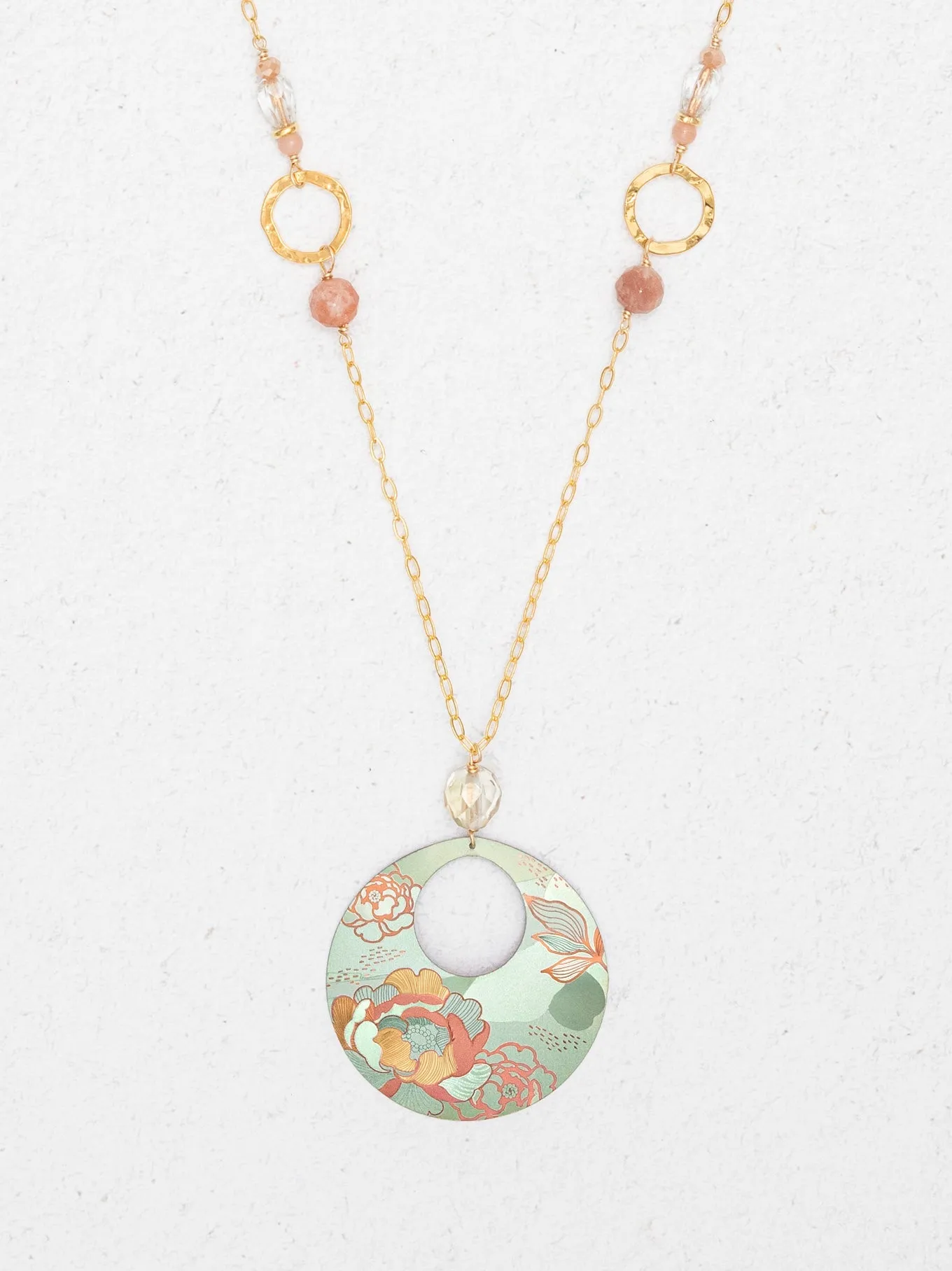 Blooming Coral Claire Pendant Necklace