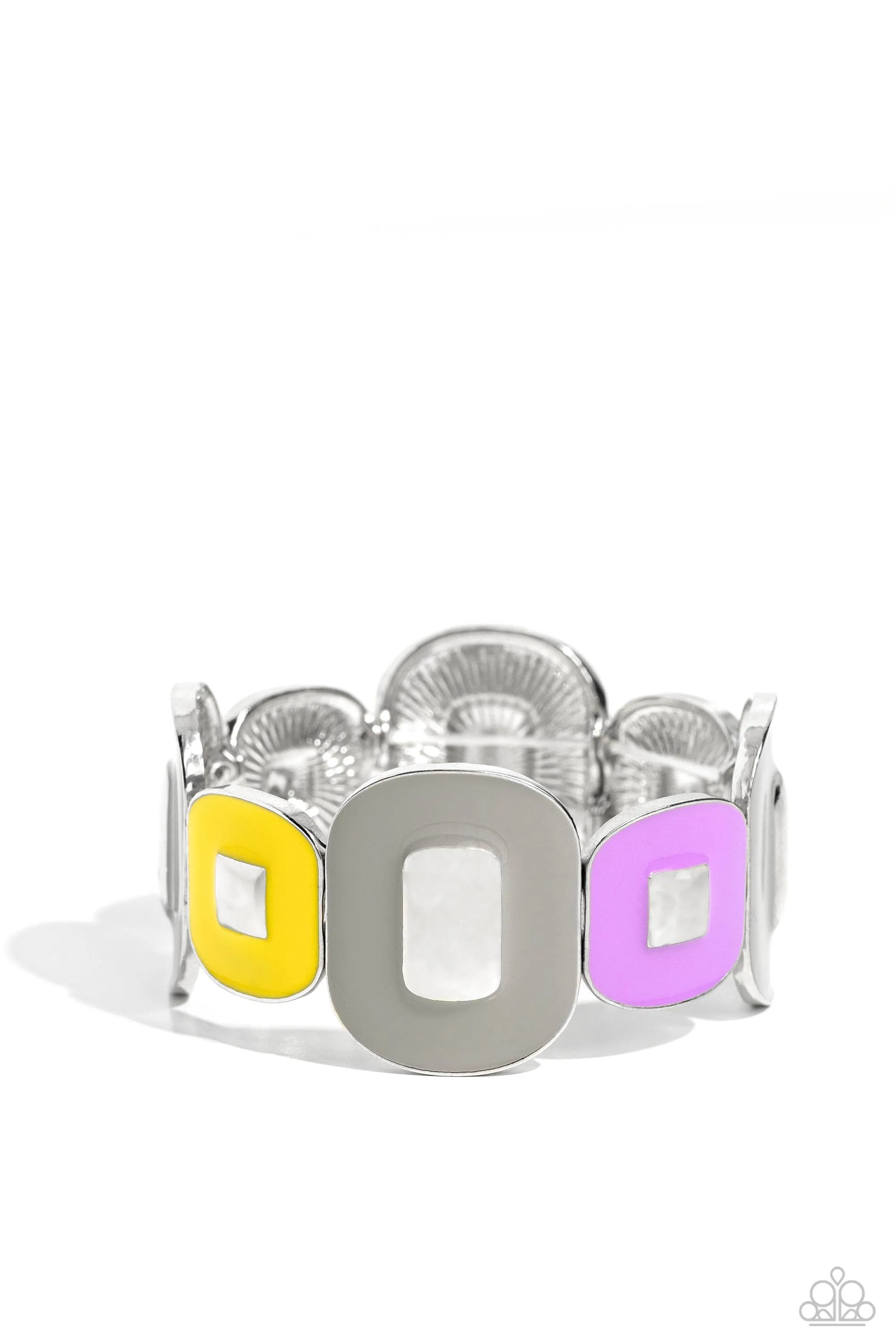 Bracelets Painted Pairing - Silver B2225
