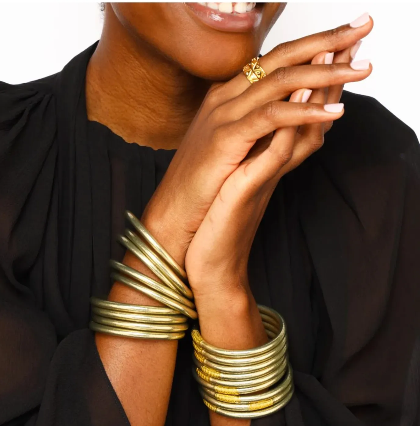 BuDha Girl Etoile All Weather Bangles - Serenity Prayer