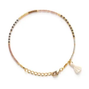 Champagne Miyuki Japanese Seed Bead Bracelet