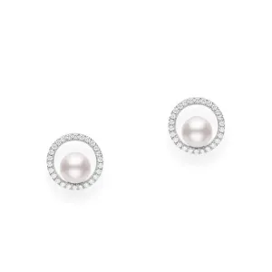 Classic Akoya Cultured Pearl Earrings