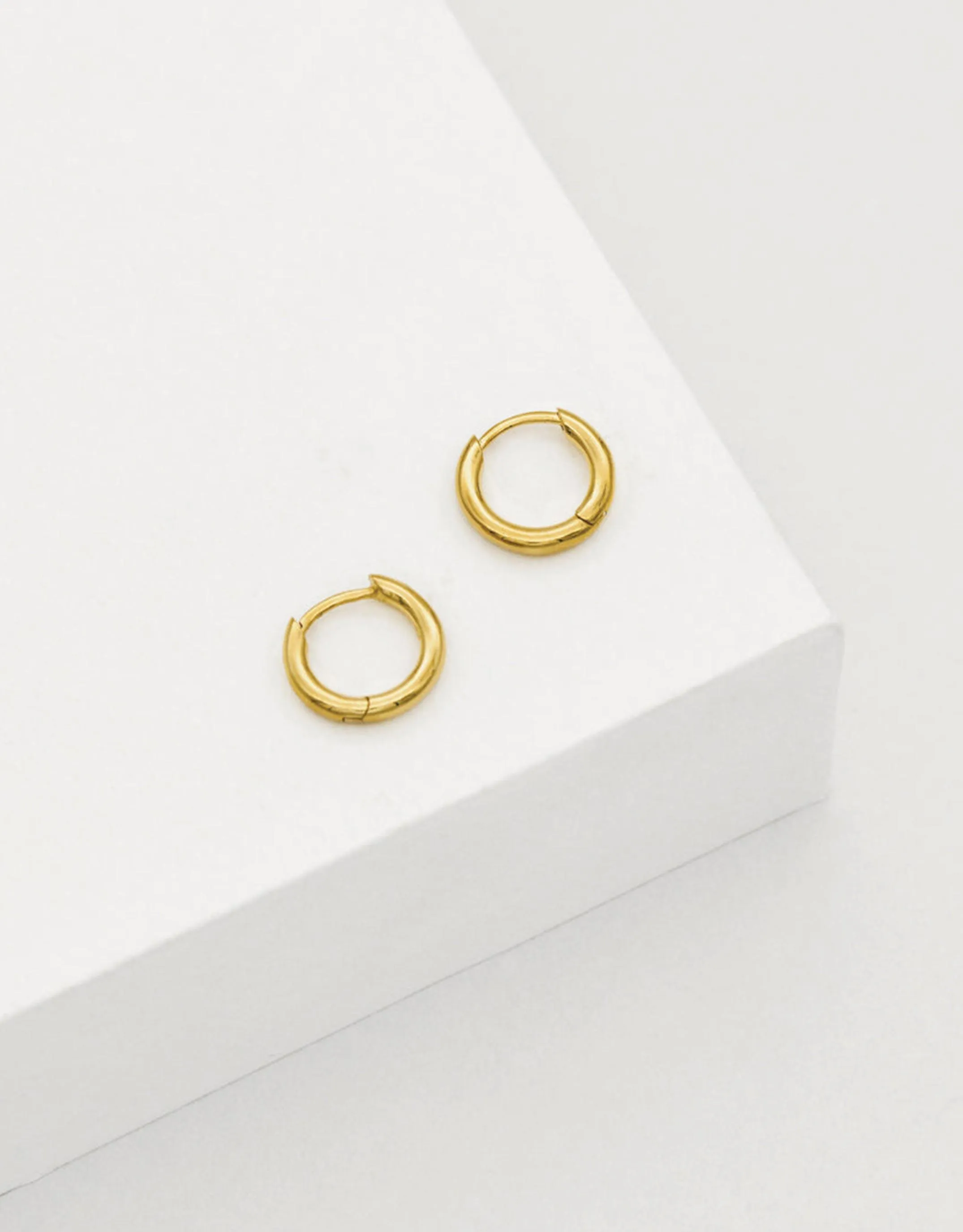Classic Huggie Earrings - Gold Plated