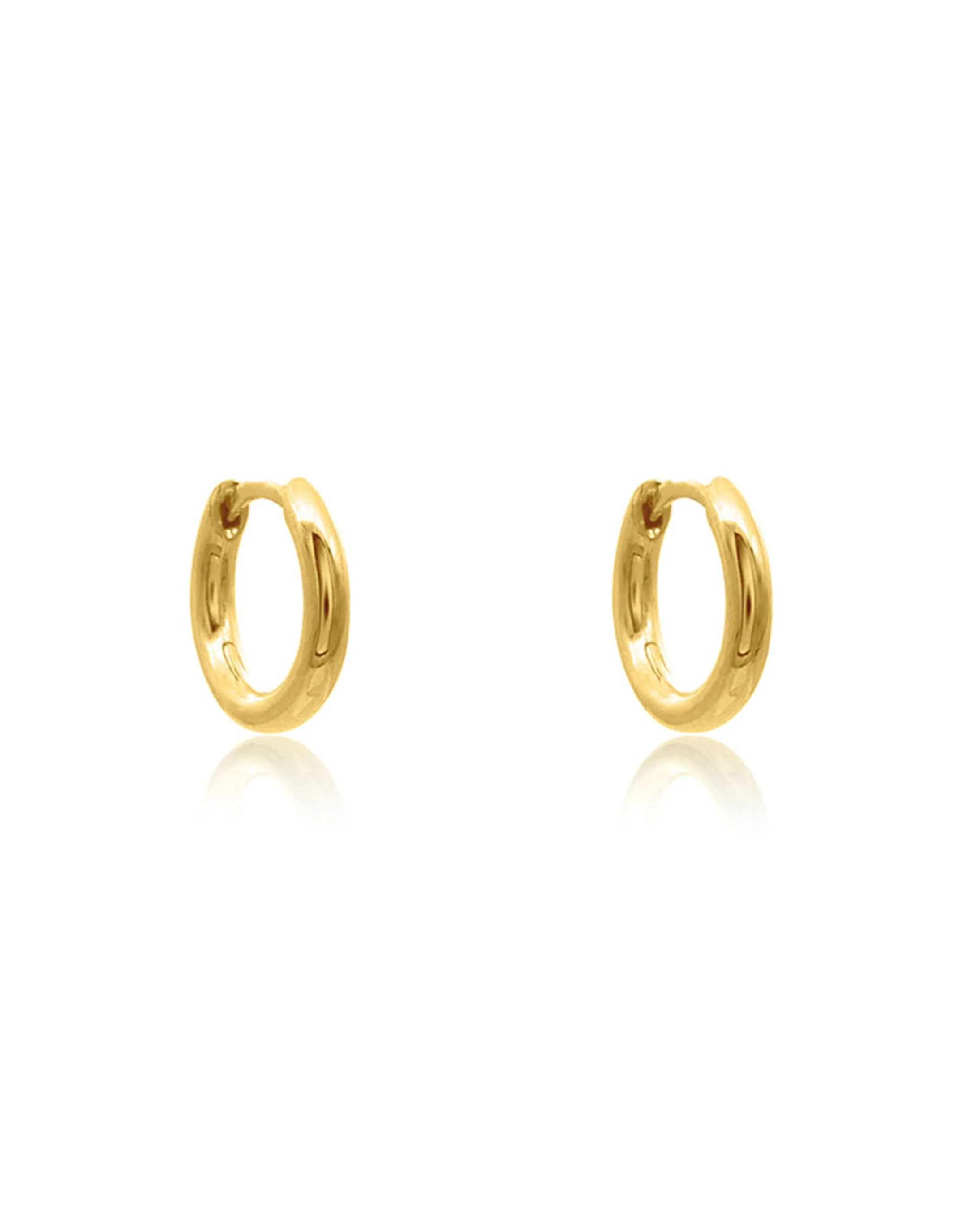 Classic Huggie Earrings - Gold Plated