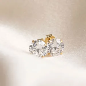 Classic Sparkle - 7mm Earrings | 9ct Gold