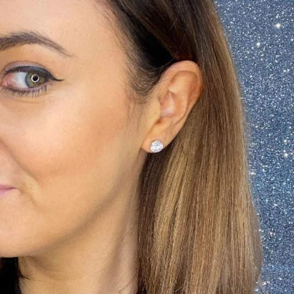 Classic Sparkle - 7mm Earrings | 9ct Gold