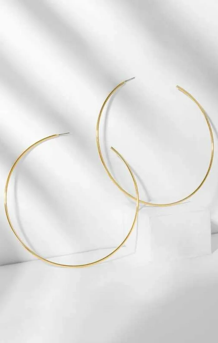 Classic Thin Jumbo Hoops