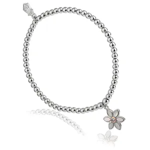 Clogau Affinity Lady Snowdon Sterling Silver Mother Of Pearl Topaz Bracelet D