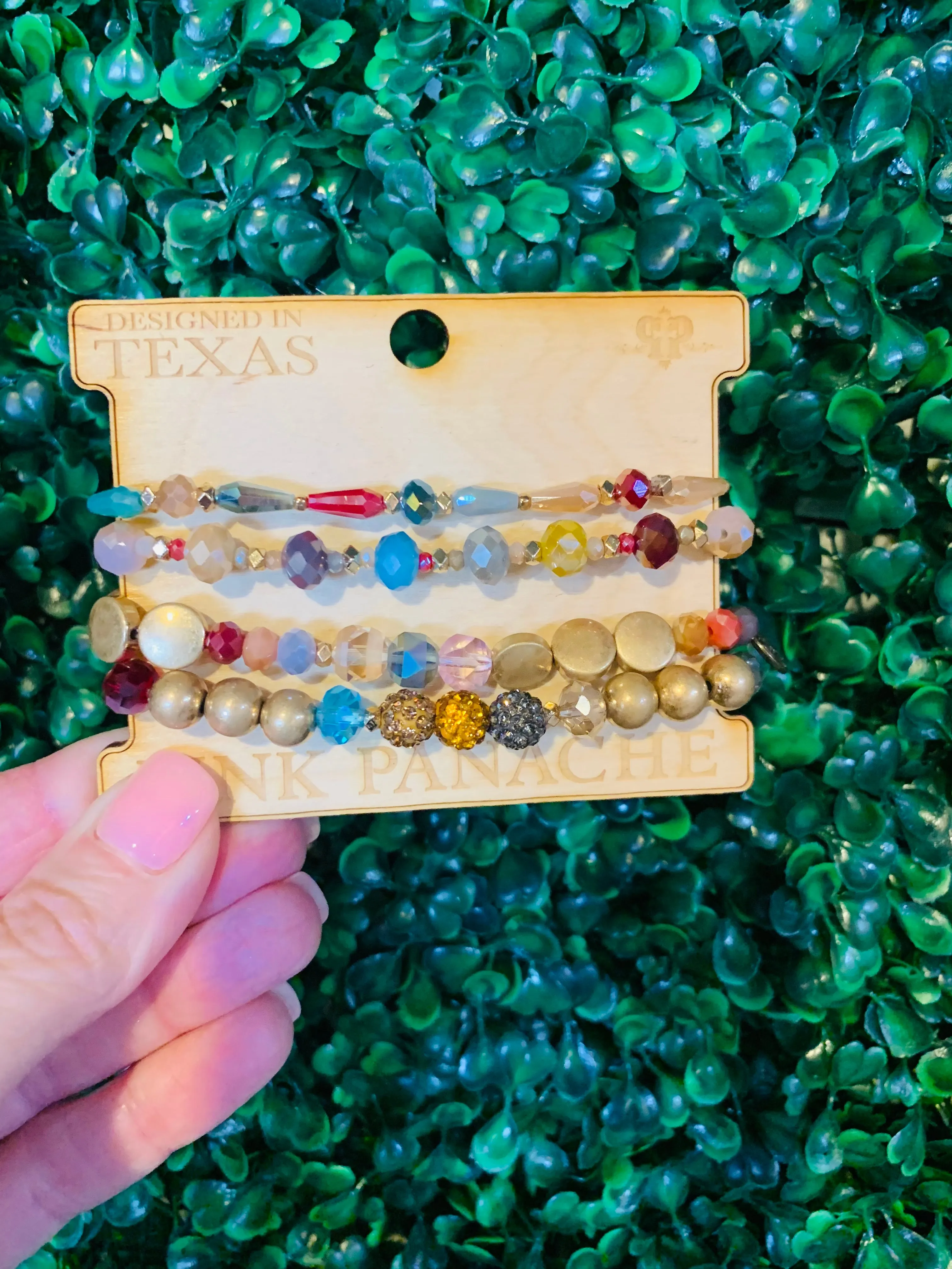 Colorful Beaded Stacked Bracelet
