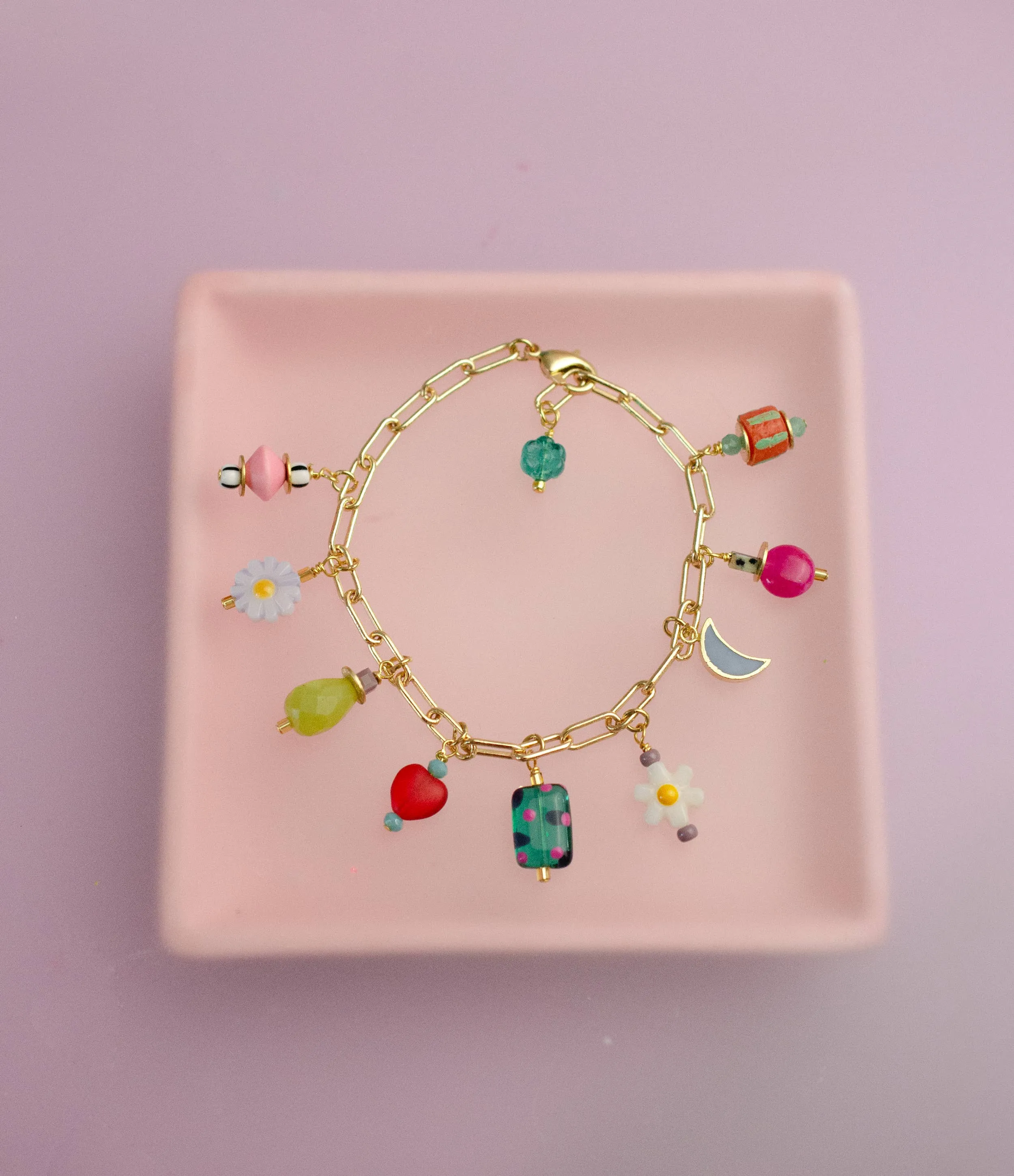 Colorful Charm Bracelet