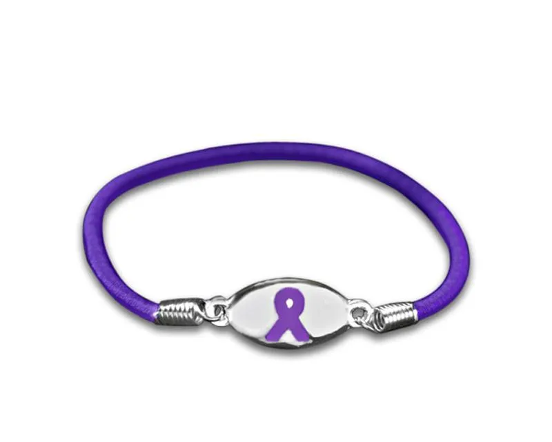Crohn's Disease Awareness Ribbon Stretch Bracelets