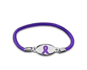Crohn's Disease Awareness Ribbon Stretch Bracelets