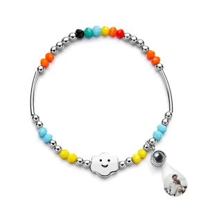 Custom Projection Bracelet Rainbow Colorful Gift for Her