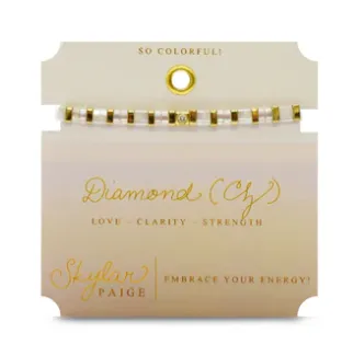 Diamond Tila Bracelet