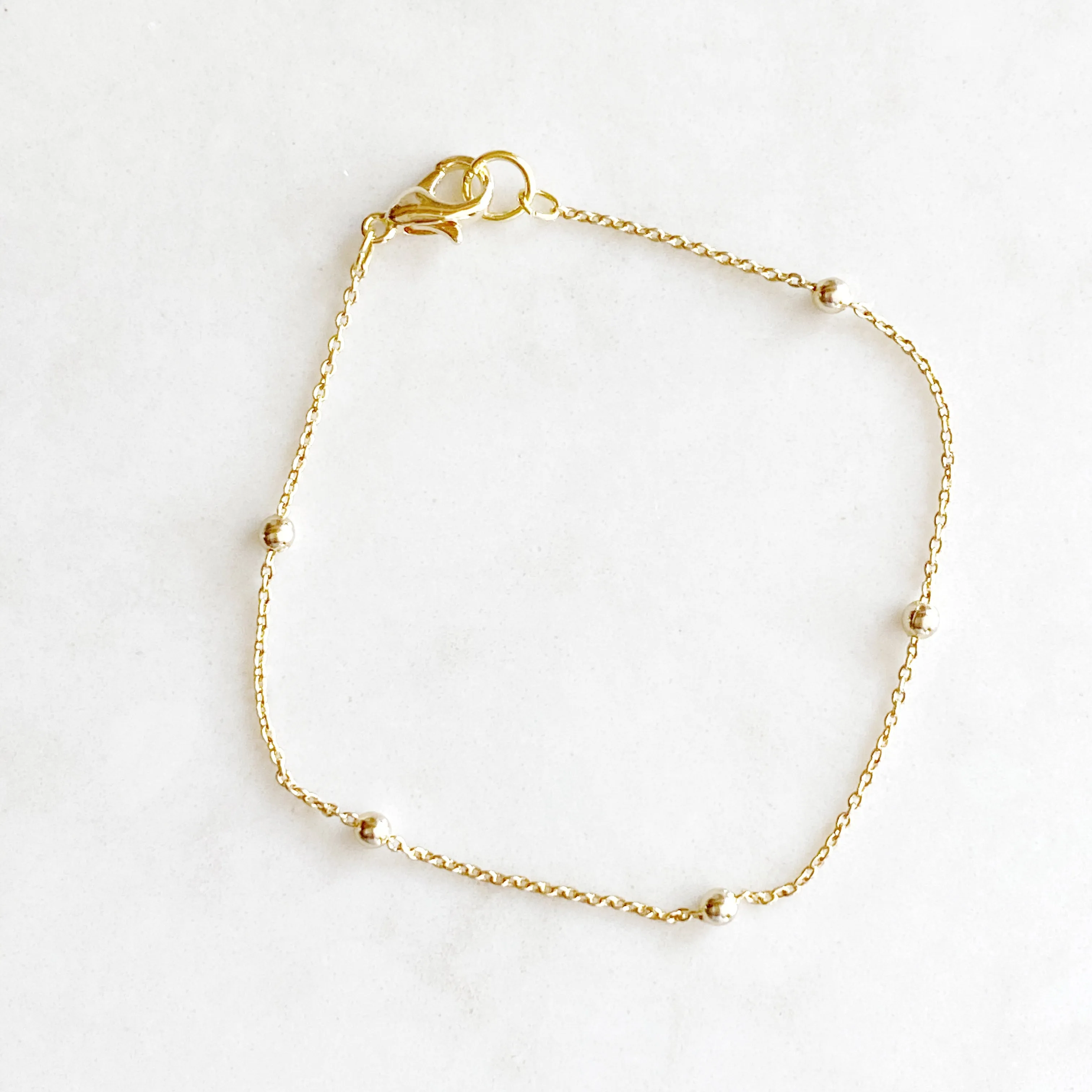 Double Gold Bracelet Set | Stevie & Aria Layered Bracelet Duo