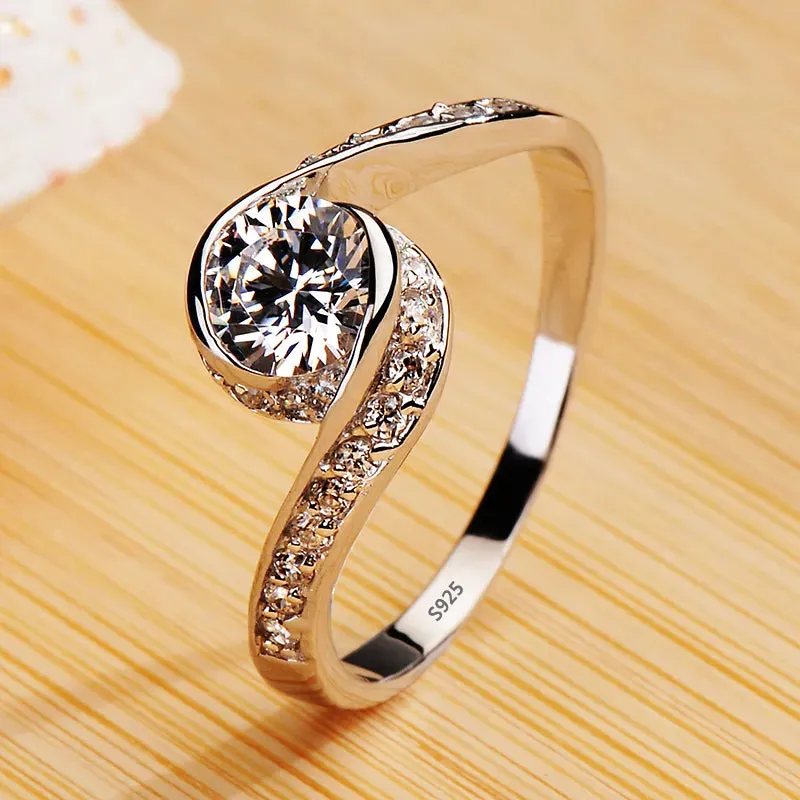 Elegant Women's Wedding Band rings