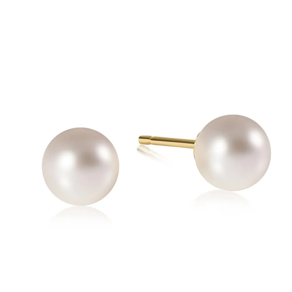 enewton Classic Ball Stud - Pearl