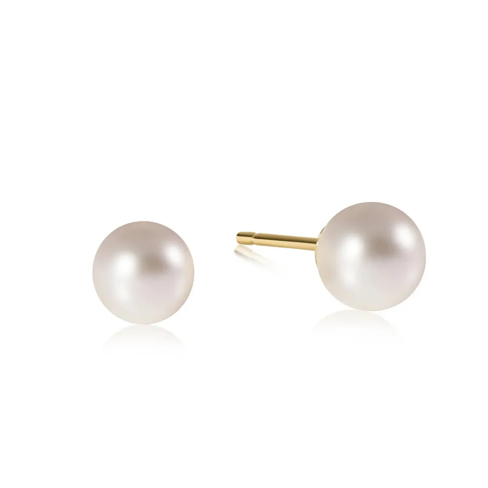 enewton Classic Ball Stud - Pearl